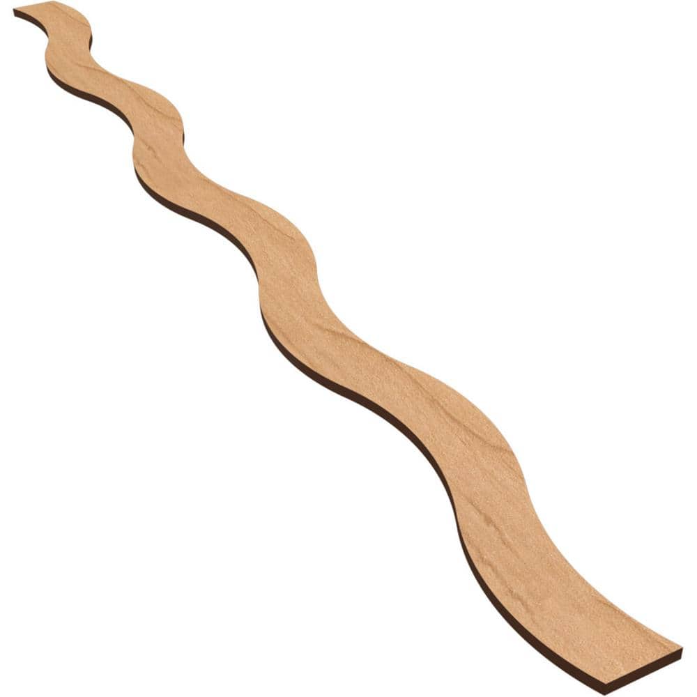 Brazos 47 in. H x 0.375 in. W Slatwall Panels in Maple 22-Pack