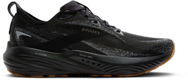 Brooks Glycerin 22 Road Running Shoes - Men's Black/Primer Gray/Biscuit 10.0 US/Medium
