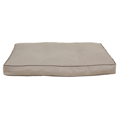 Carolina Pet Classic Canvas Jamison Rectangular Dog Bed - Khaki W/Sage Cording - Large 48" x 36" x 4"