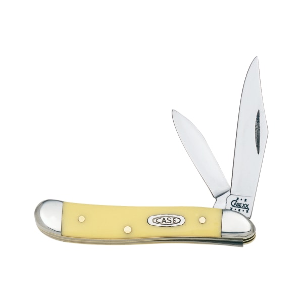 Case Yellow Handle Knife - Peanut