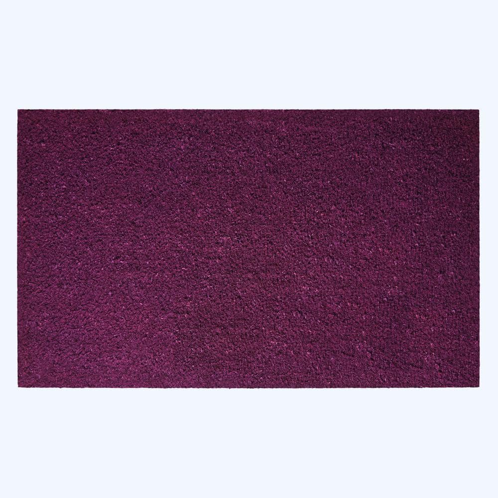 Collins Purple Pastel Welcome Doormat, 24" x 36"