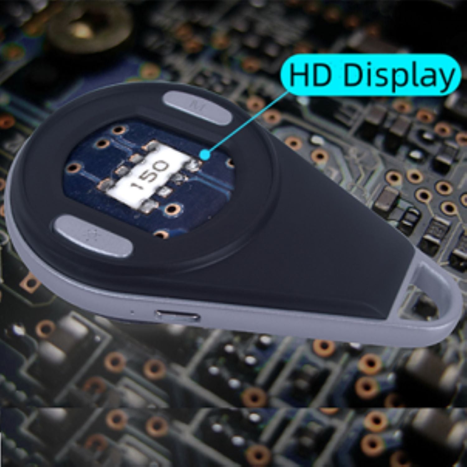 DayLight24 Megapixel HD Hand-held Magnifier w/ White and UV Light in Black