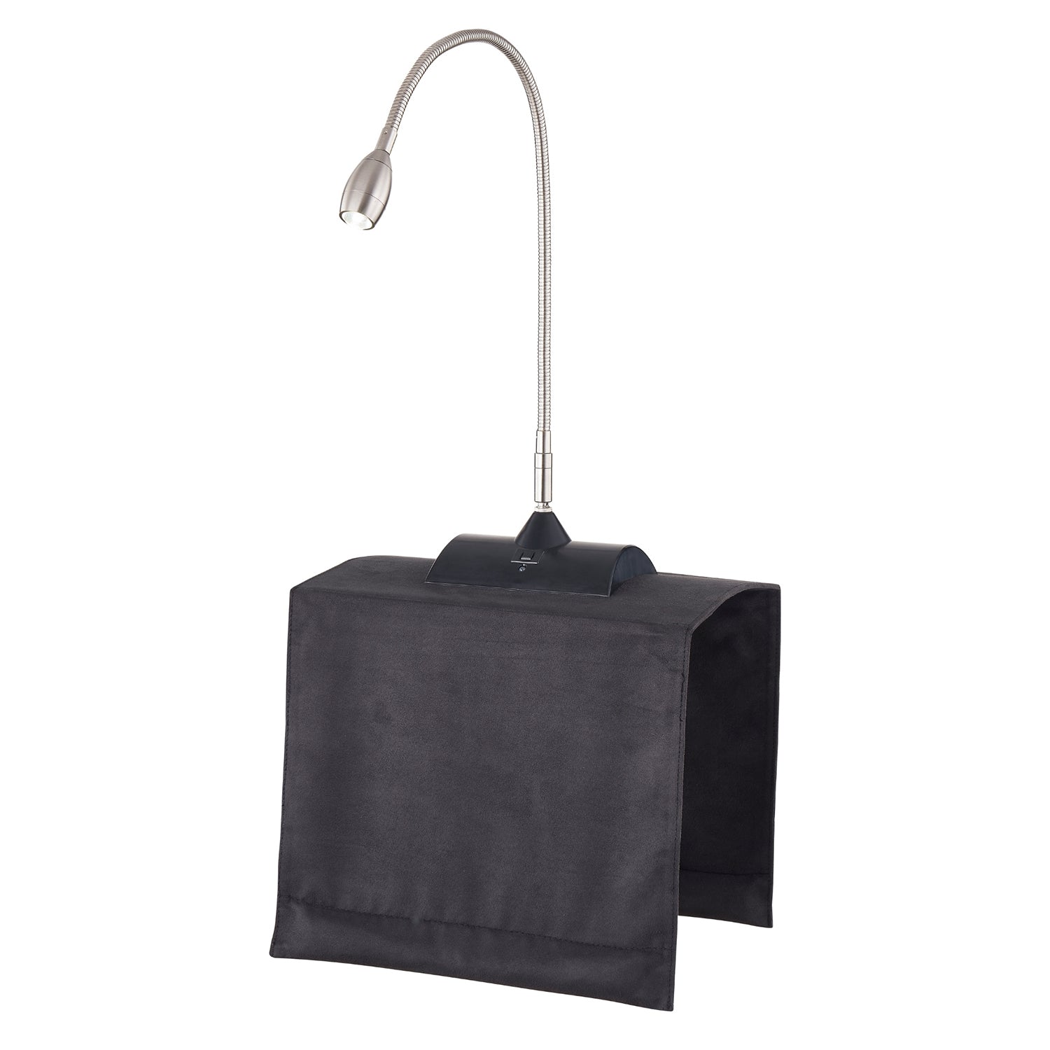 DayLight24 Over-The-Chair Rechargeable Focus Beam Reading Lamp in Nickel
