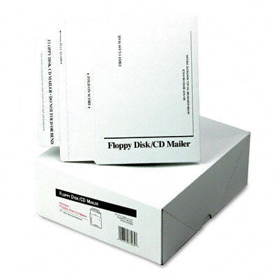 E7265 Recycled Foam-Lined Multimedia Mailer Contemporary 8 1/2 x 6 White 25/box