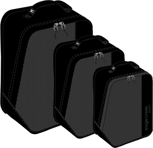 Eagle Creek Pack-It Reveal Cube Set Black Extra Small/Small/Medium