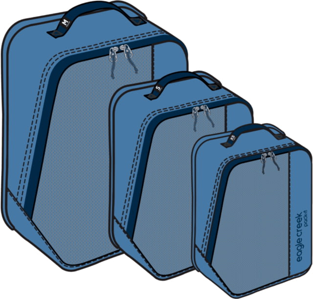 Eagle Creek Pack-It Reveal Cube Set Blue Dawn Extra Small/Small/Medium