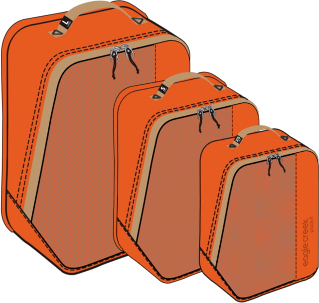 Eagle Creek Pack-It Reveal Cube Set Mandarin Extra Small/Small/Medium