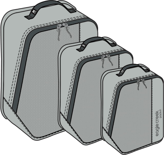 Eagle Creek Pack-It Reveal Cube Set Storm Grey Extra Small/Small/Medium