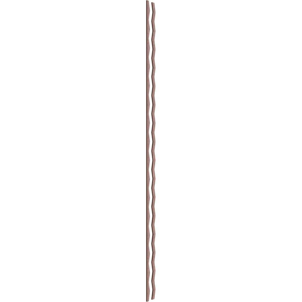 Eastport 94 in. H x 0.375 in. W Slatwall Panels in Walnut 44-Pack