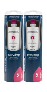 Everydrop® Refrigerator Water Filter 5 - Edr5Rxd1 (Pack Of 2) in 2 Pack, EDR5RXV2P