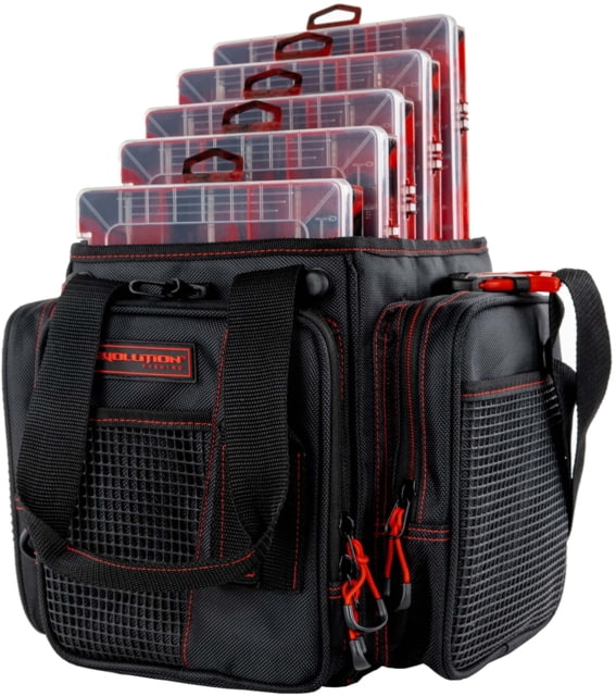 Evolution Outdoor Vertical 3700 Drift Series Tackle Bags Red