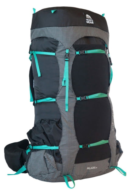 Granite Gear Blaze 60 Backpack - Women's Black/Black Gingham/Teal Short