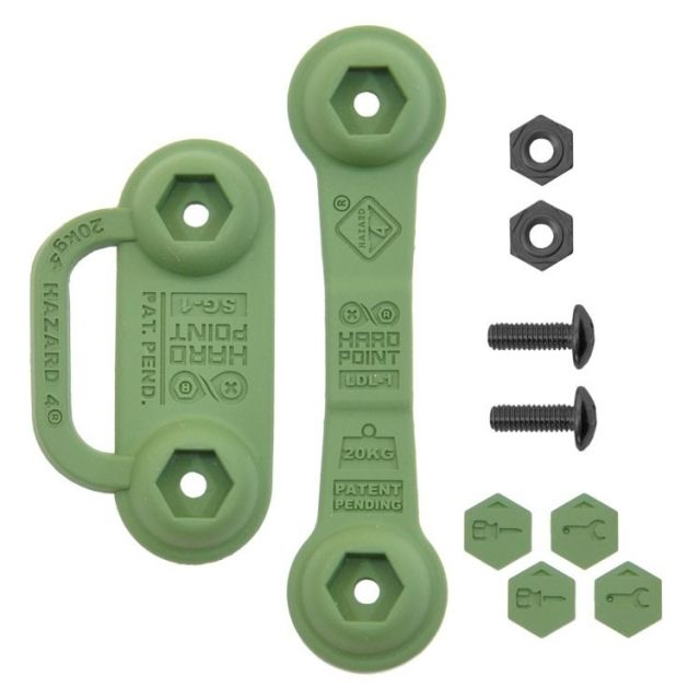 Hazard 4 HardPoint Kit#1 w/ LDL SG1 NP1 SP1 HPS HPN OD Green One Size