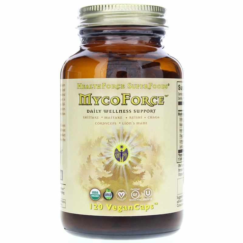 Healthforce Superfoods MycoForce Daily Wellness Support 120 Veg Capsules