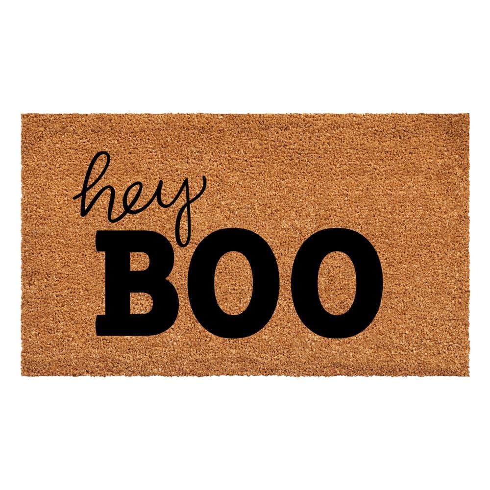 Hey Boo Doormat, 17" x 29"