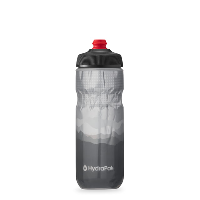 HydraPak Polar Surge Dawn To Dusk 20oz Bottle Charcoal/White 20oz/600ml