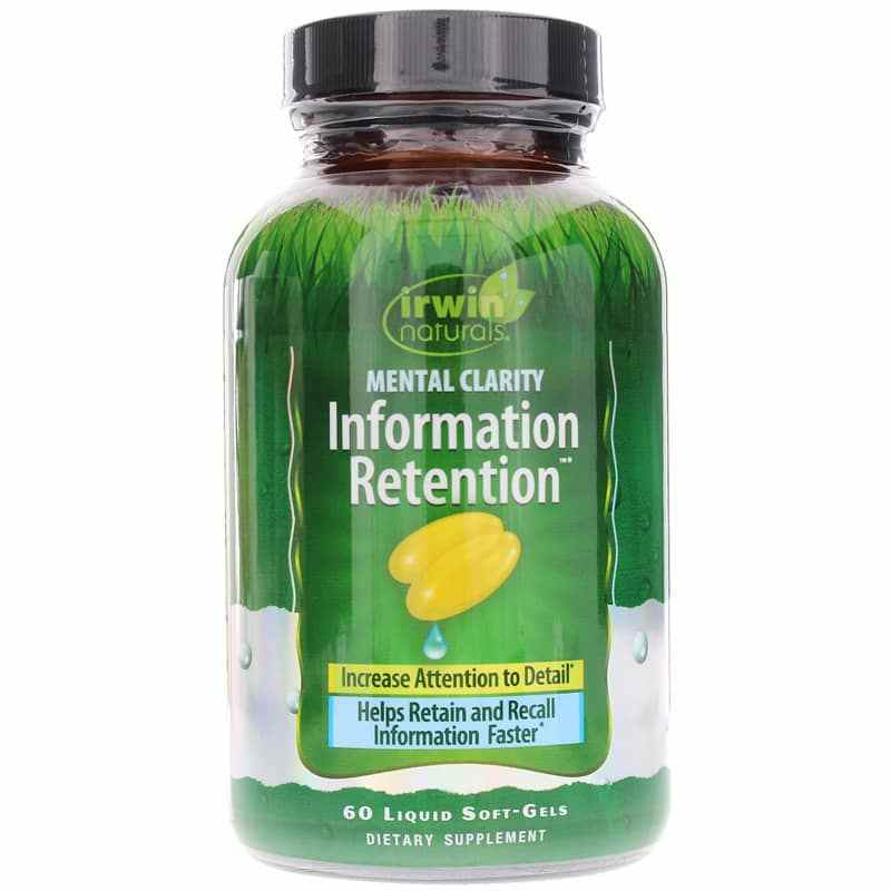 Irwin Naturals Mental Clarity Information Retention 60 Liquid Softgels