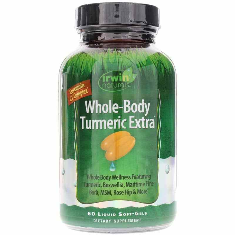 Irwin Naturals Whole-Body Turmeric Extra 60 Liquid Softgels
