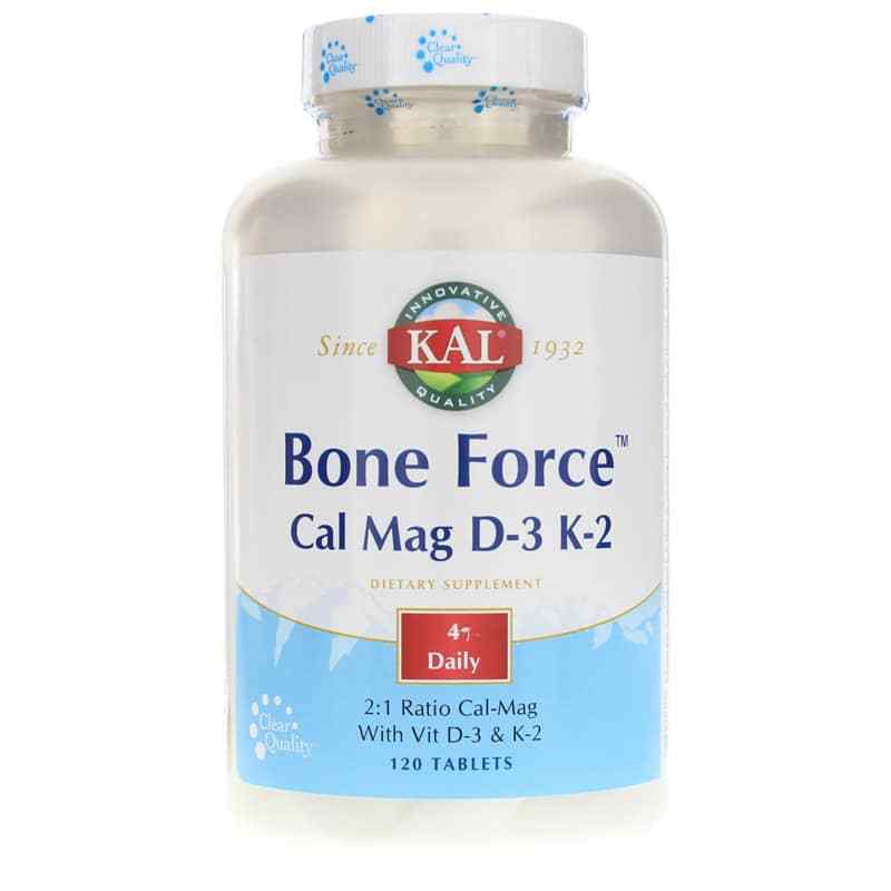 Kal Bone Force Cal Mag D-3 K-2 120 Tablets