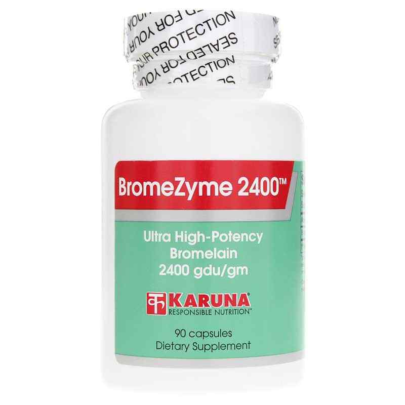 Karuna BromeZyme 2400 Proteolytic Enzymes 90 Capsules