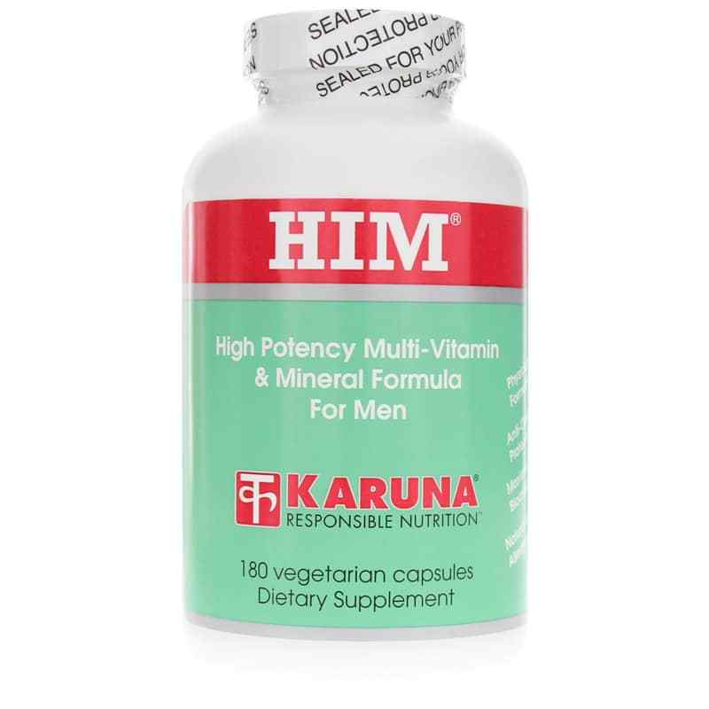Karuna HIM Multivitamin and Mineral for Men 180 Veg Capsules