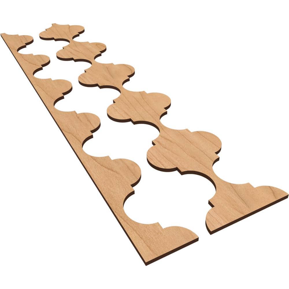 Marrakesh 47 in. H x 0.375 in. W Slatwall Panels in Maple 12-Pack