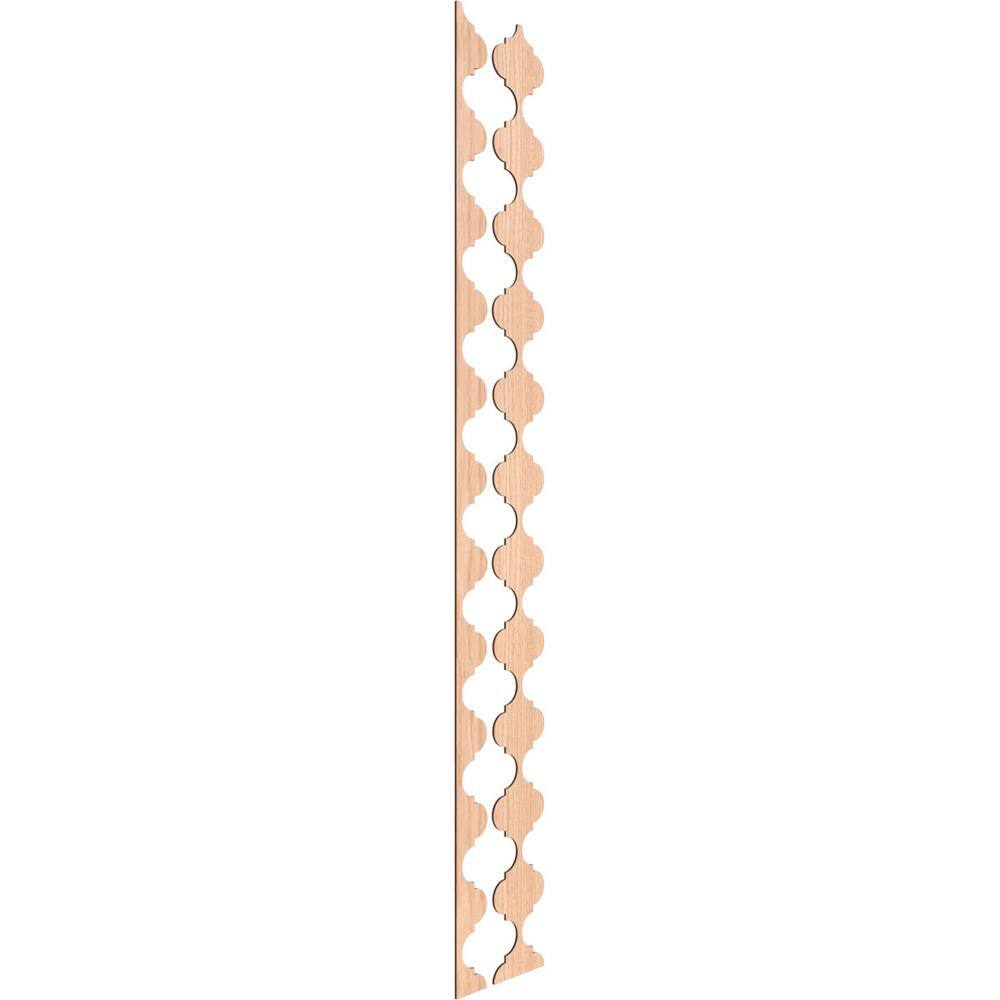 Marrakesh 94 in. H x 0.25 in. W Slatwall Panels in Hickory 12-Pack