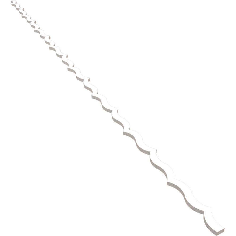 May 94 in. H x 0.625 in. W Slatwall Panels in PVC 43-Pack