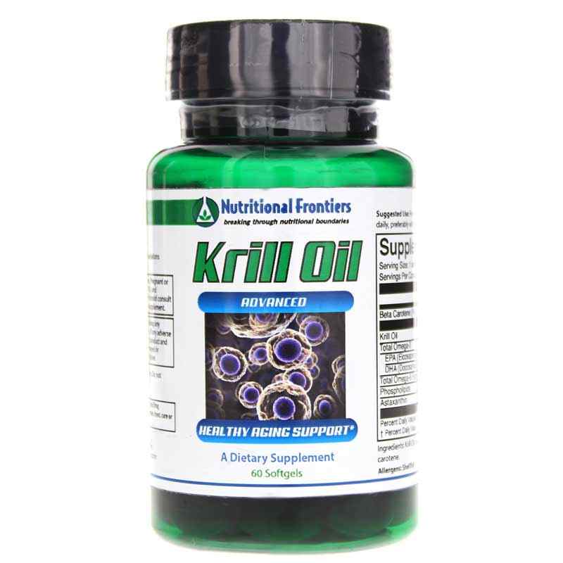 Nutritional Frontiers Krill Oil 60 Softgels