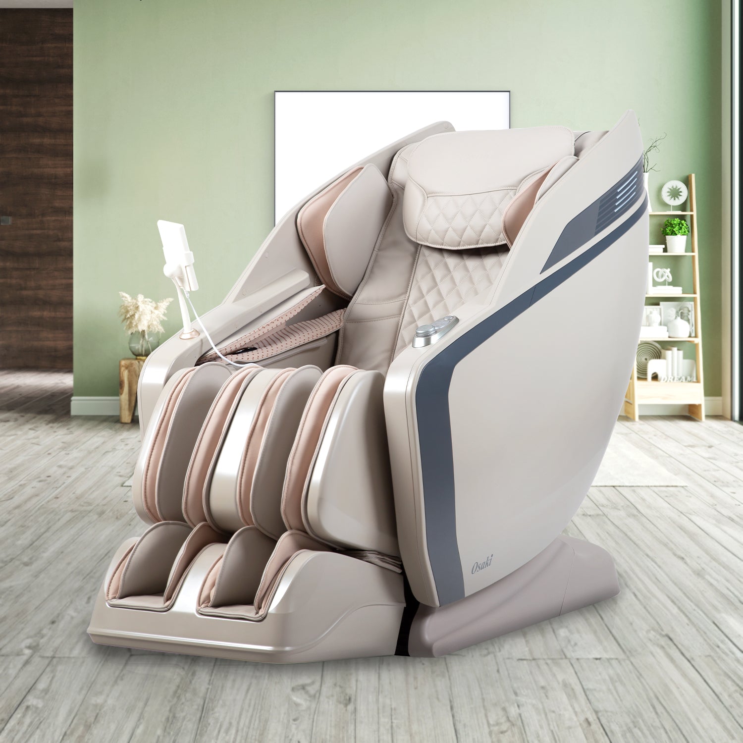 Osaki Ai Monarch LE Massage Chair in Taupe