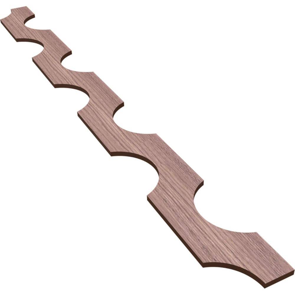 Pomeroy 47 in. H x 0.375 in. W Slatwall Panels in Walnut 12-Pack