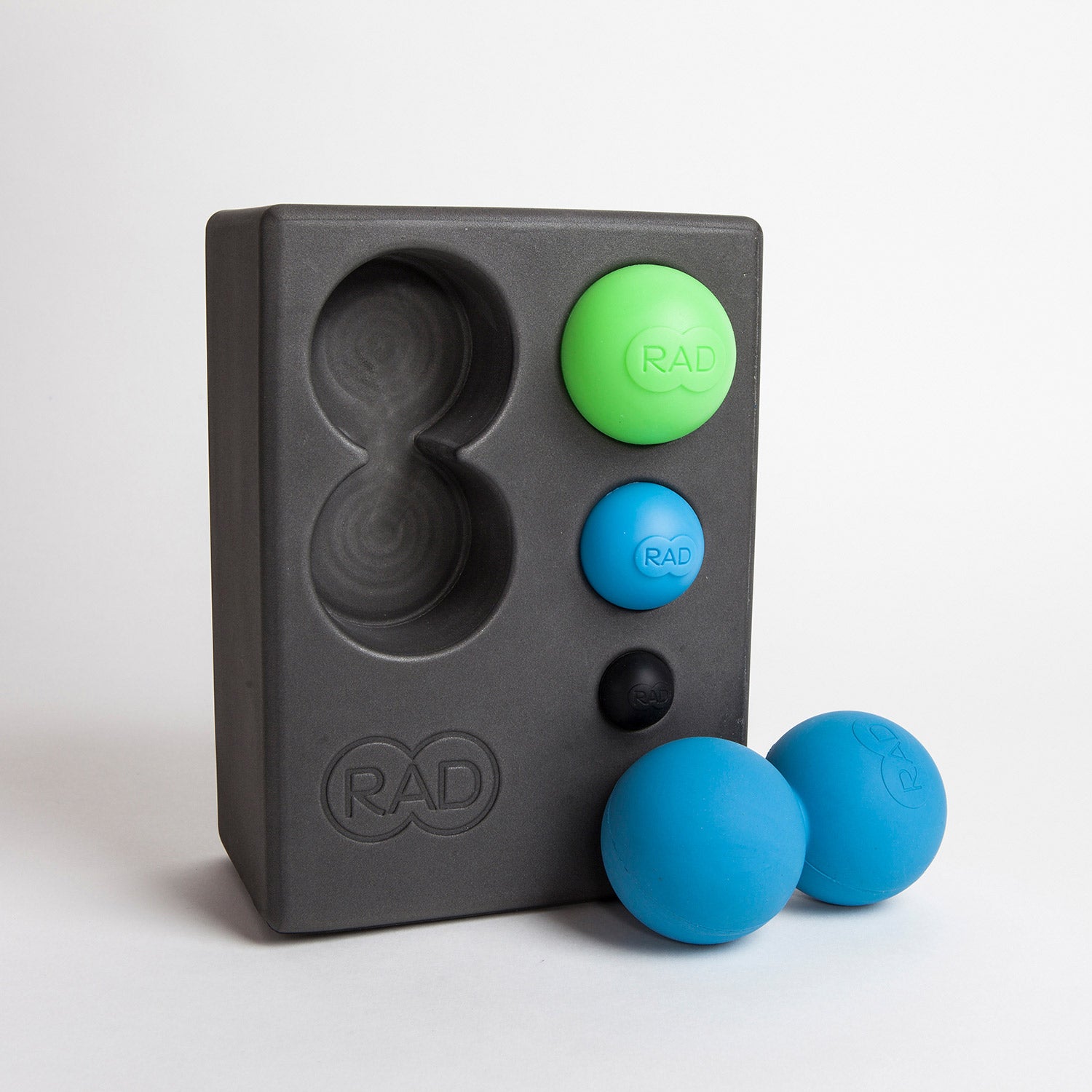 RAD Innovation LLC RAD Point Release 5-in-1 Massage Tool Kit w/ Massage Balls and Roller