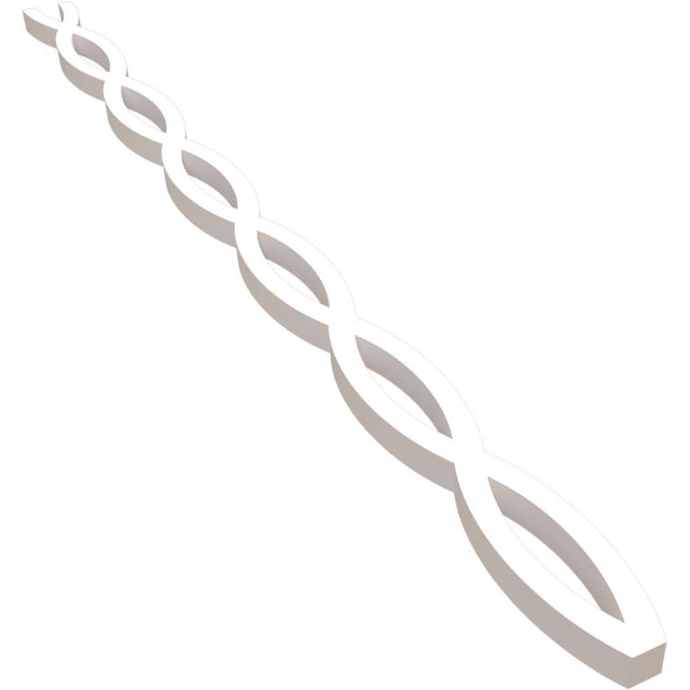 Rakaia 47 in. H x 1 in. W Slatwall Panels in PVC 22-Pack
