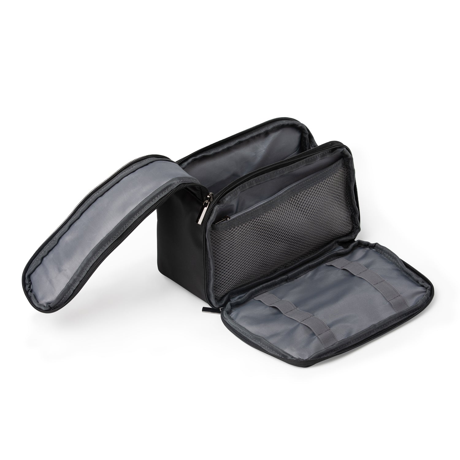 SUPPLY ACCESSORIES Brookstone Large Travel Storage Bag for Cosmetics - Toiletries Pouch in Black