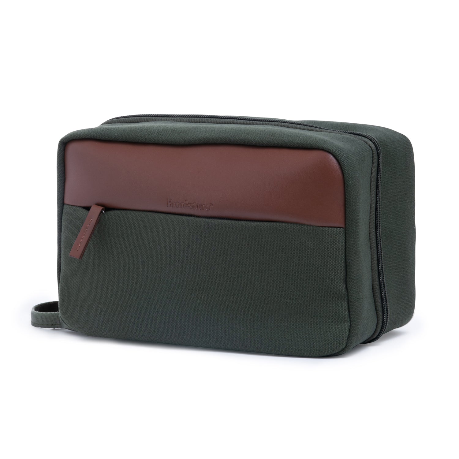 SUPPLY ACCESSORIES Brookstone Travel Storage Bag - Large Multi-Functional Toiletries Pouch in Olive