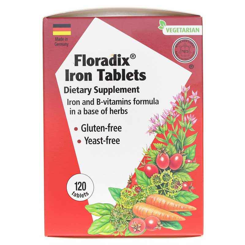 Salus Floradix Iron Tablets 120 Tablets