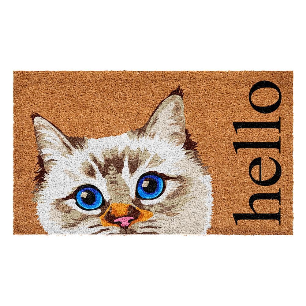 Seal Lila Point Birman Cat Doormat 17" x 29"