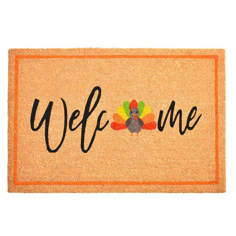 Turkey Welcome Doormat 24" x 36"