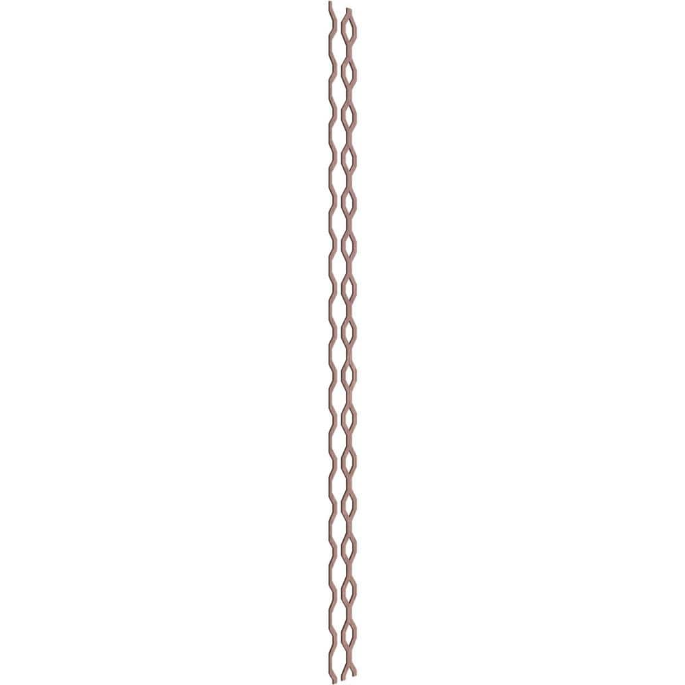 Wabash 94 in. H x 0.25 in. W Slatwall Panels in Walnut 24-Pack