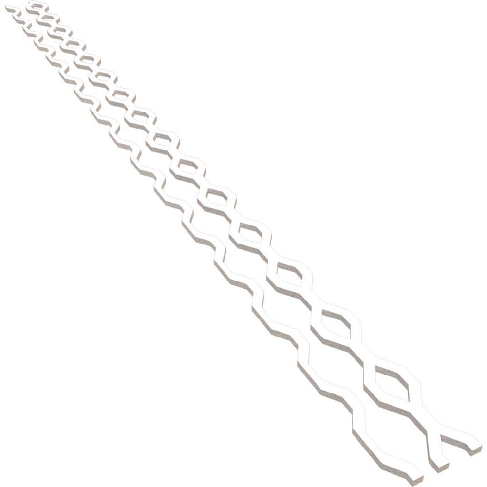 Wabash 94 in. H x 0.5 in. W Slatwall Panels in PVC 24-Pack