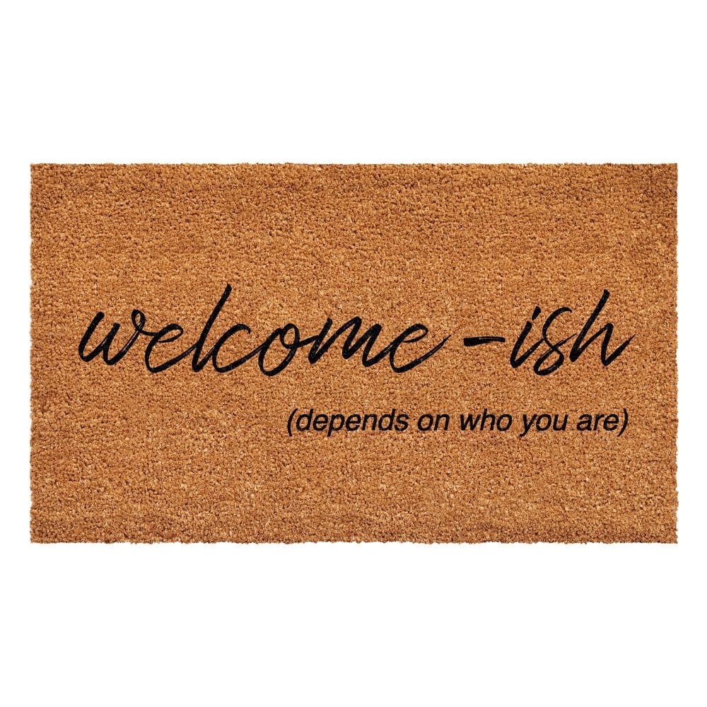 Welcome-ish Doormat 24" x 36"