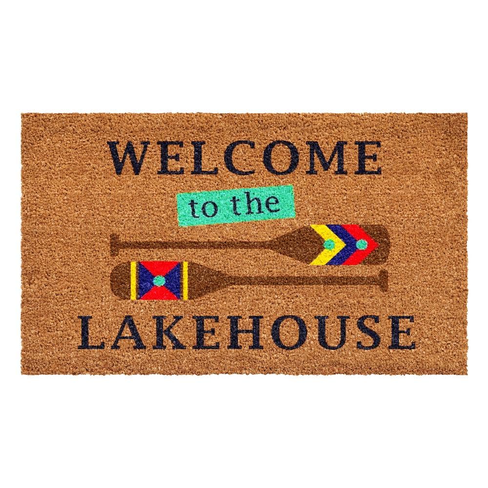 Welcome to the lakehouse Doormat 17" x 29"