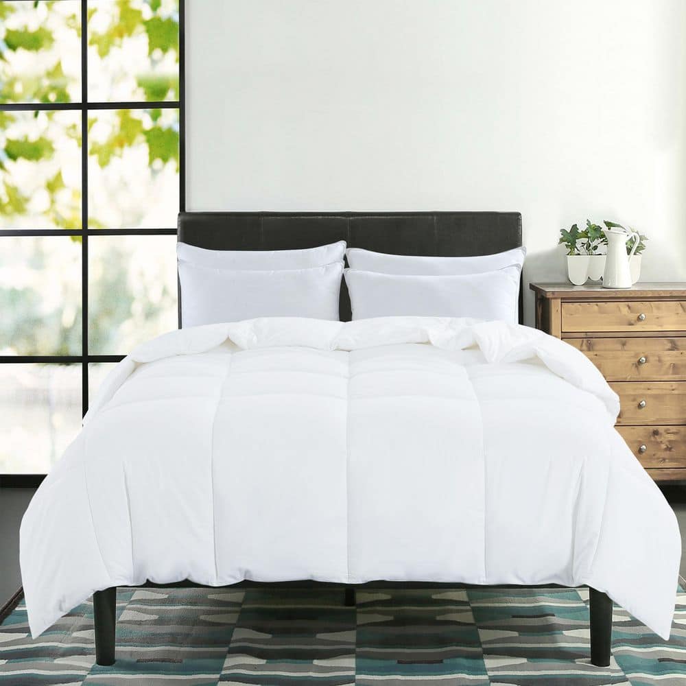 100% Wool Filled King Comforter with Cotton Cover