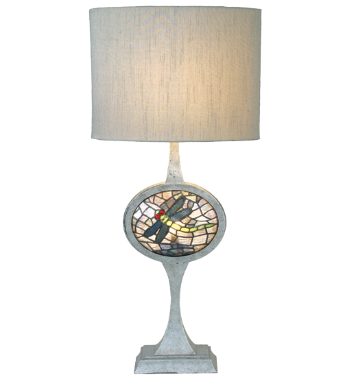 12569 31.5 Inch H Cameo Dragonfly Lighted Base Table Lamp