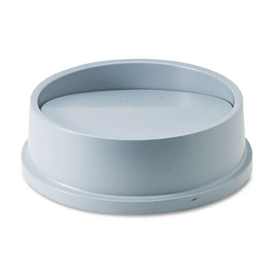 267200GY Swing Top Lid for Round Waste Container Plastic Beige