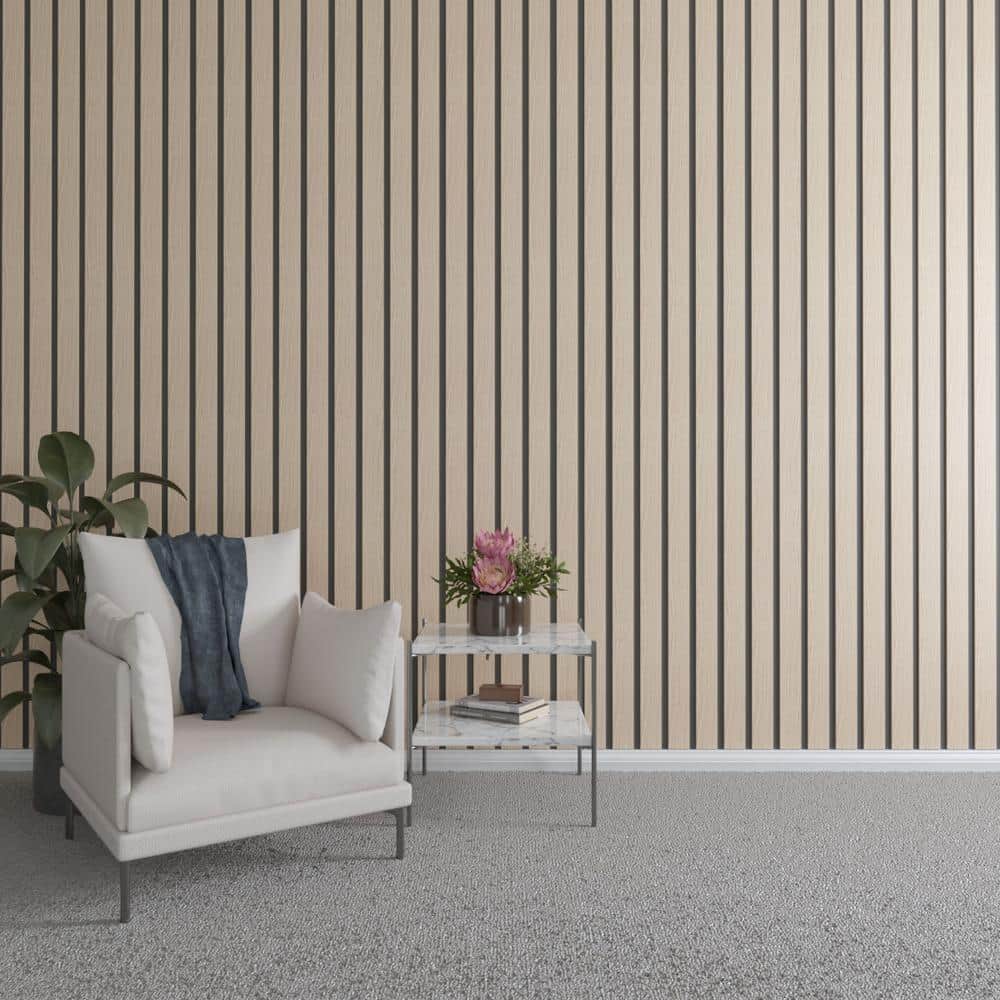 47 in. H x 3 in. W Slatwall Panels in Red Oak 15-Pack