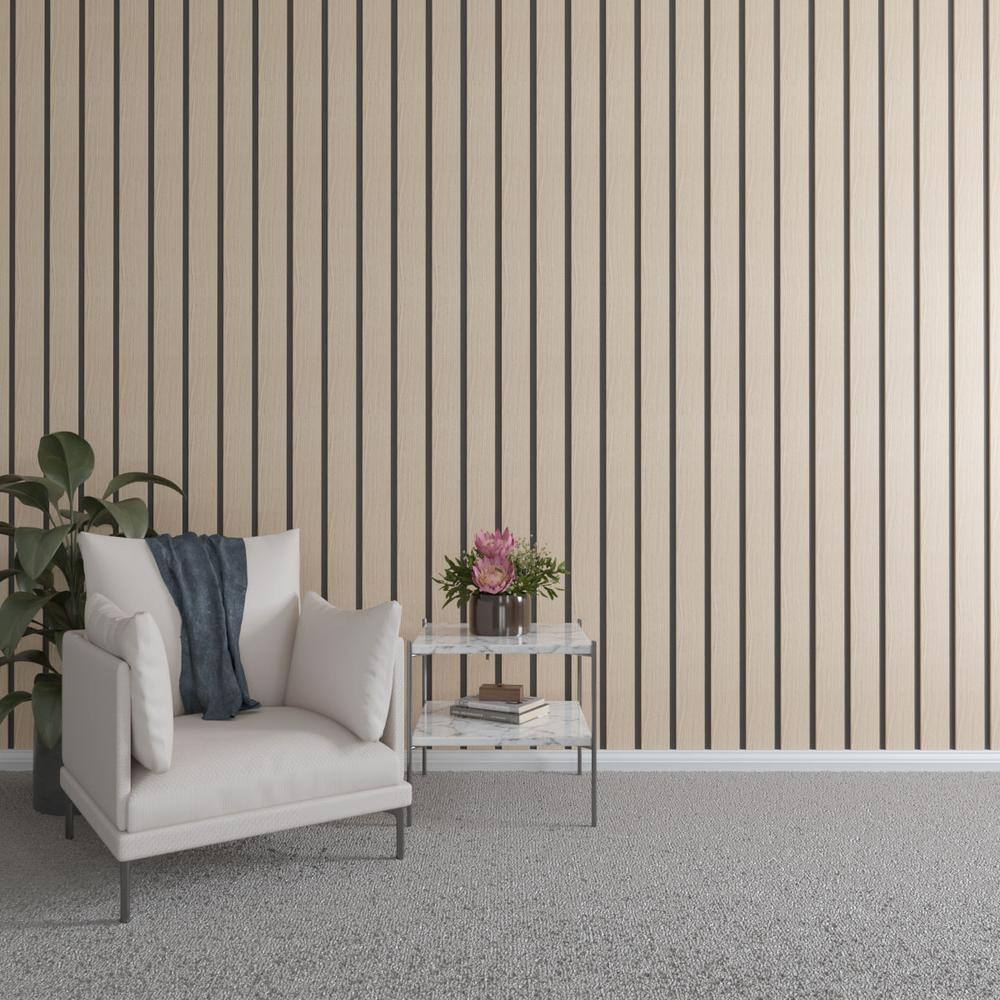 47 in. H x 4 in. W Slatwall Panels in Red Oak 11-Pack