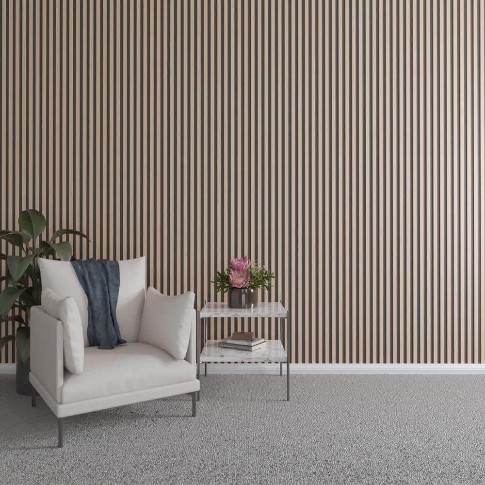 94 in. H x 1 in. W Slatwall Panels in Alder 42-Pack