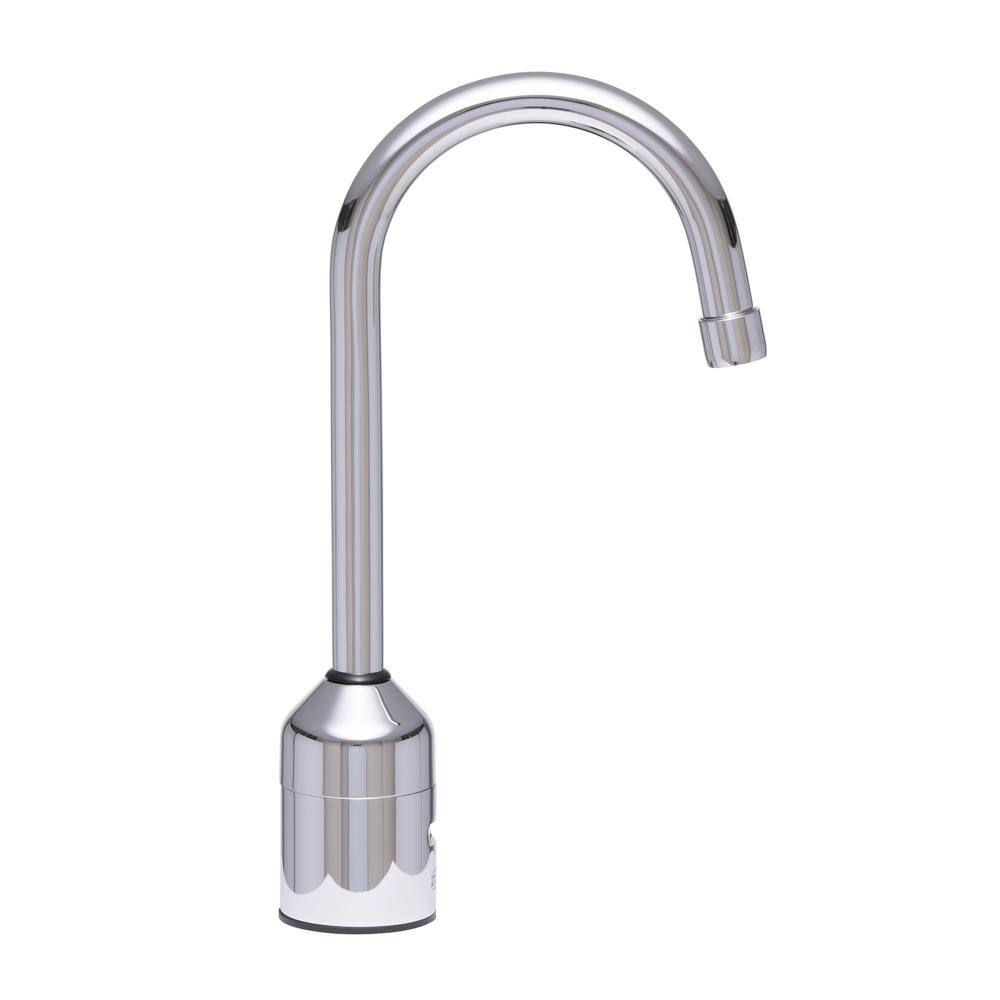 AquaSense 1.5 GPM 5-3/8 in. Gooseneck Sensor Faucet with Gear-driven Ceramic Cartridge, Hydropower, Laminar