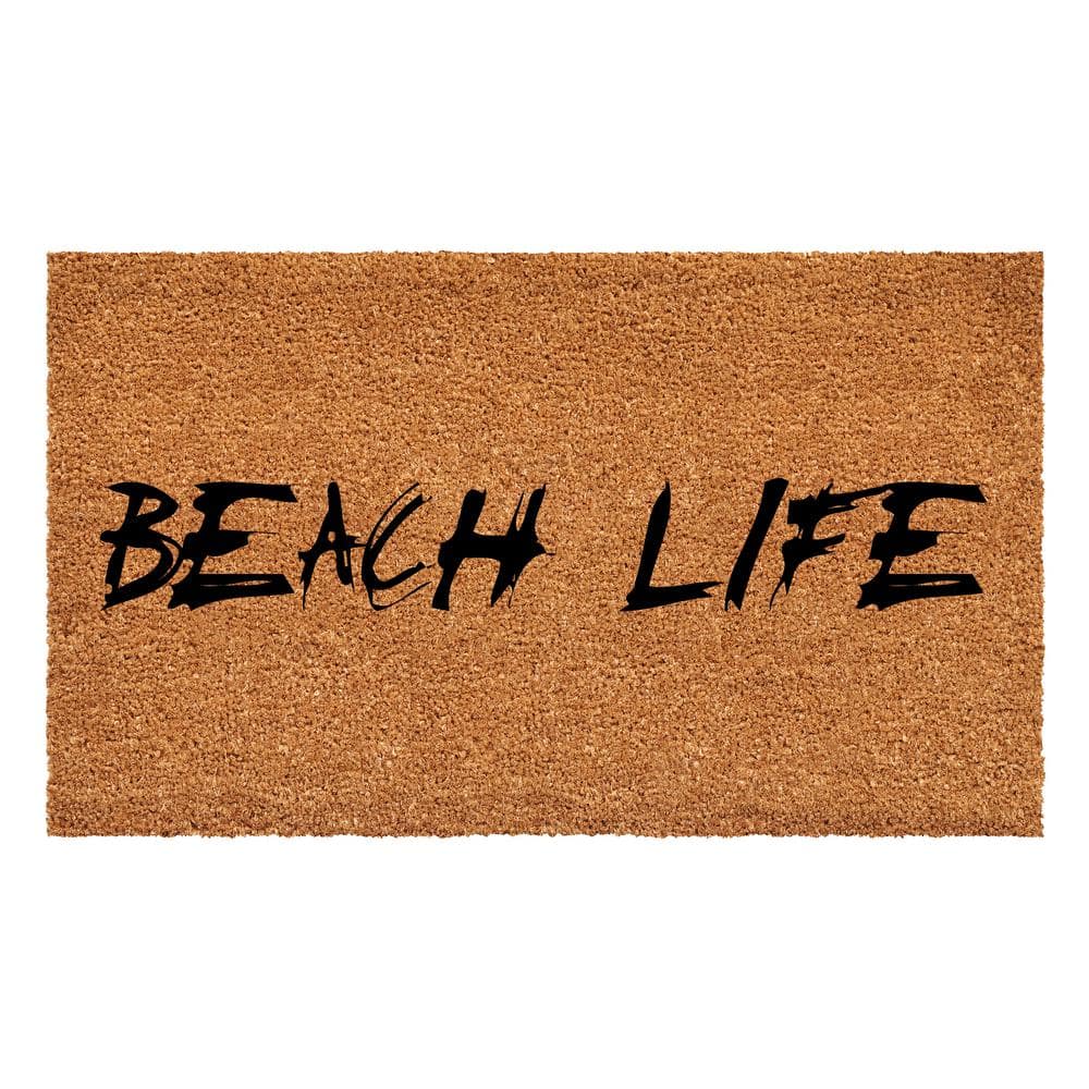 Beach Life Doormat, 24" x 36"